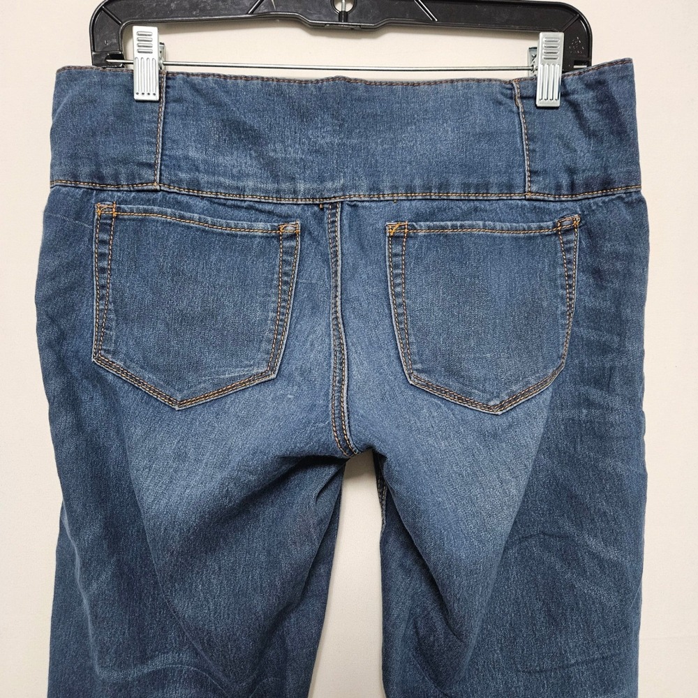 Rocks & Indigo Mid-Rise 6 Button Flare Boho Retro Y2K Style Bell Bottom SZ 7 - Picture 4 of 12